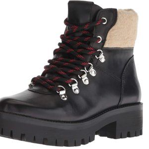 Steve Madden Black Platform Hiking Winter Boot - 7